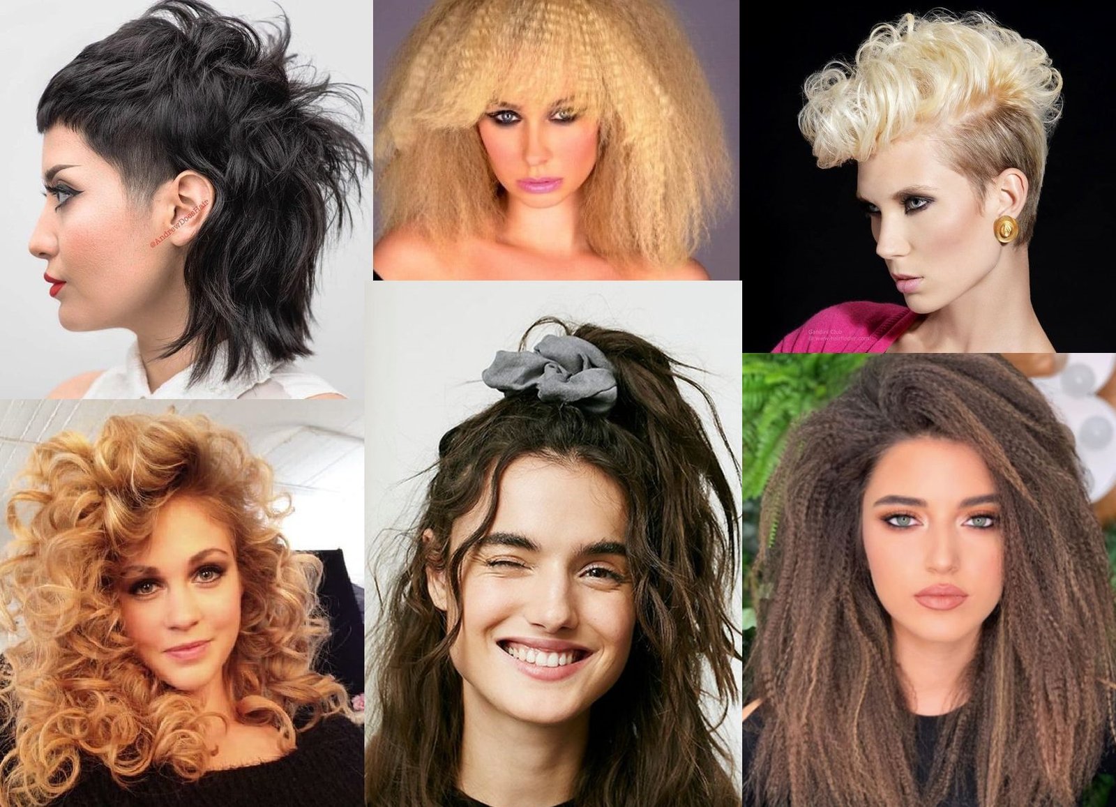 1980s hair style