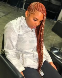 Red Lemonade braids