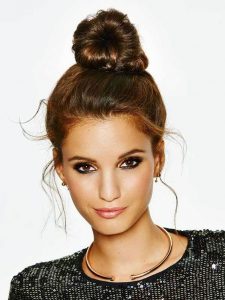 holiday top knot