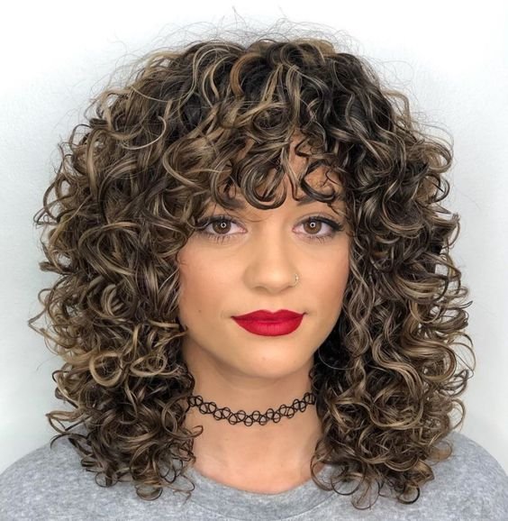 Shoulder Length Curly Hair Styles