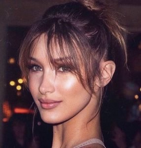 how to cut curtain bangs