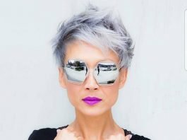 Pixie Haircuts for Older Women edgy mature cut