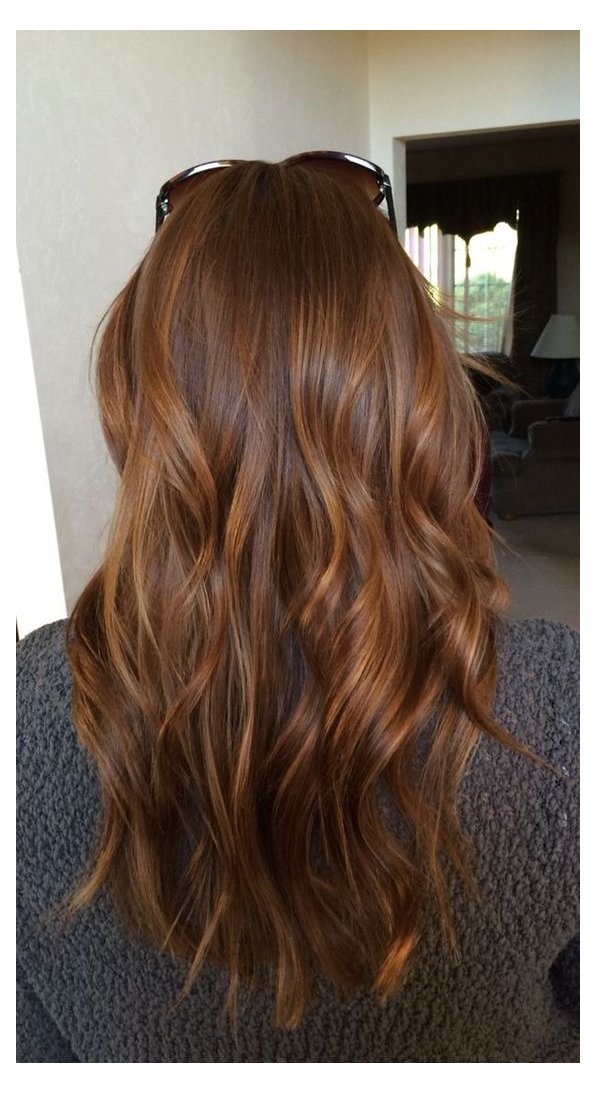 Have your colorist mix in a few different tones of cinnamon brown hair to g...