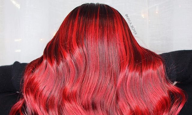 Ruby Red Hair Dye Color ideas