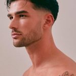 Wavy Fringe + Fade Haircut