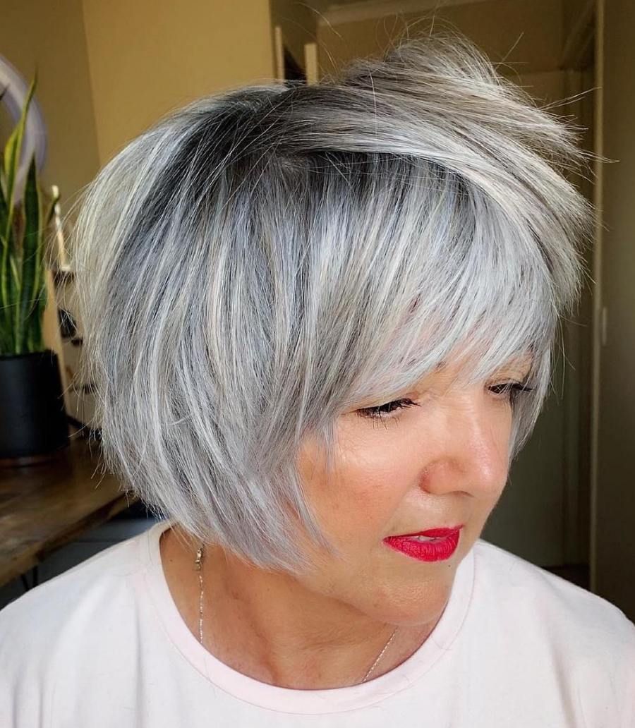 Long and Short Hairstyles for Women Over 60