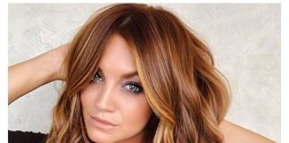 Strawberry Brown Hair peek a boo strawberry