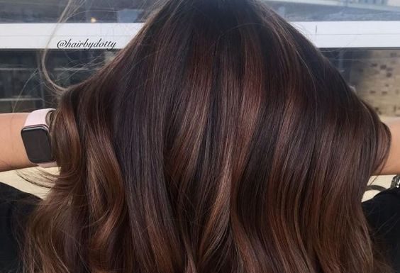chocolate brown hair color