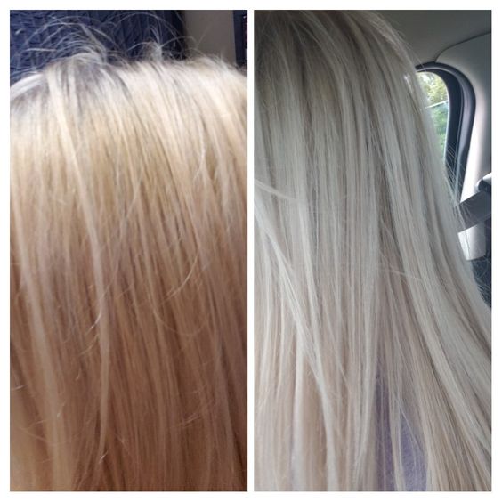 wella t18 toner before and after |