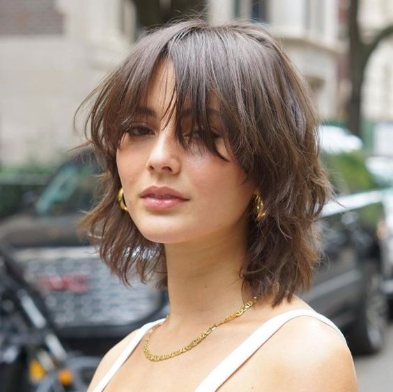 Short Hair with Curtain Bangs Amazing Ideas for Haircuts