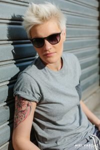 platinum butch lesbian haircut
