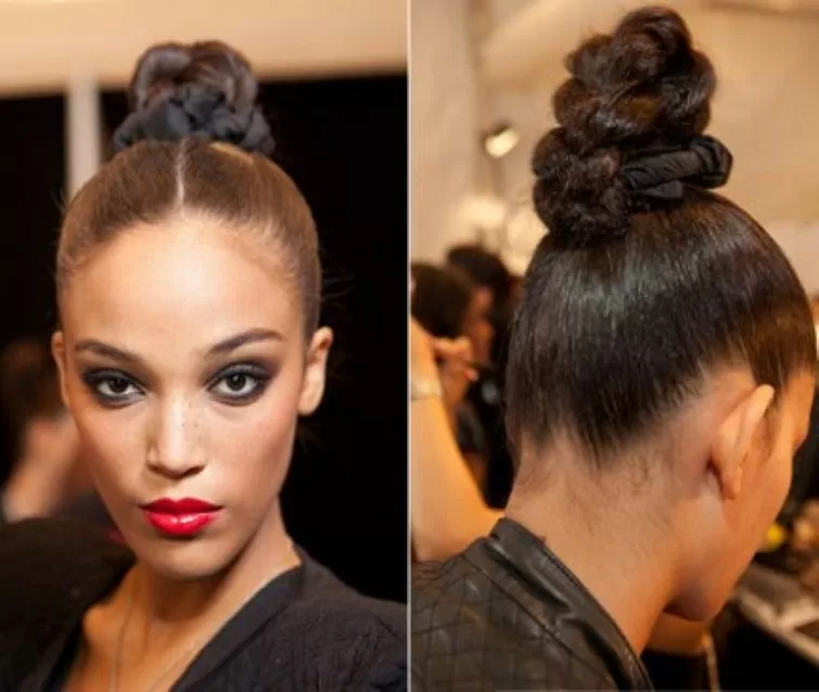 cute black updos