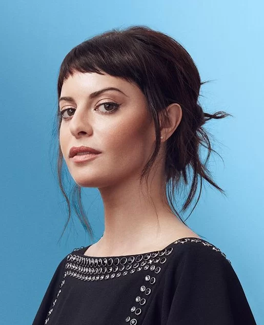 super short side bangs