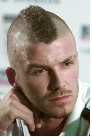 david beckham short hair