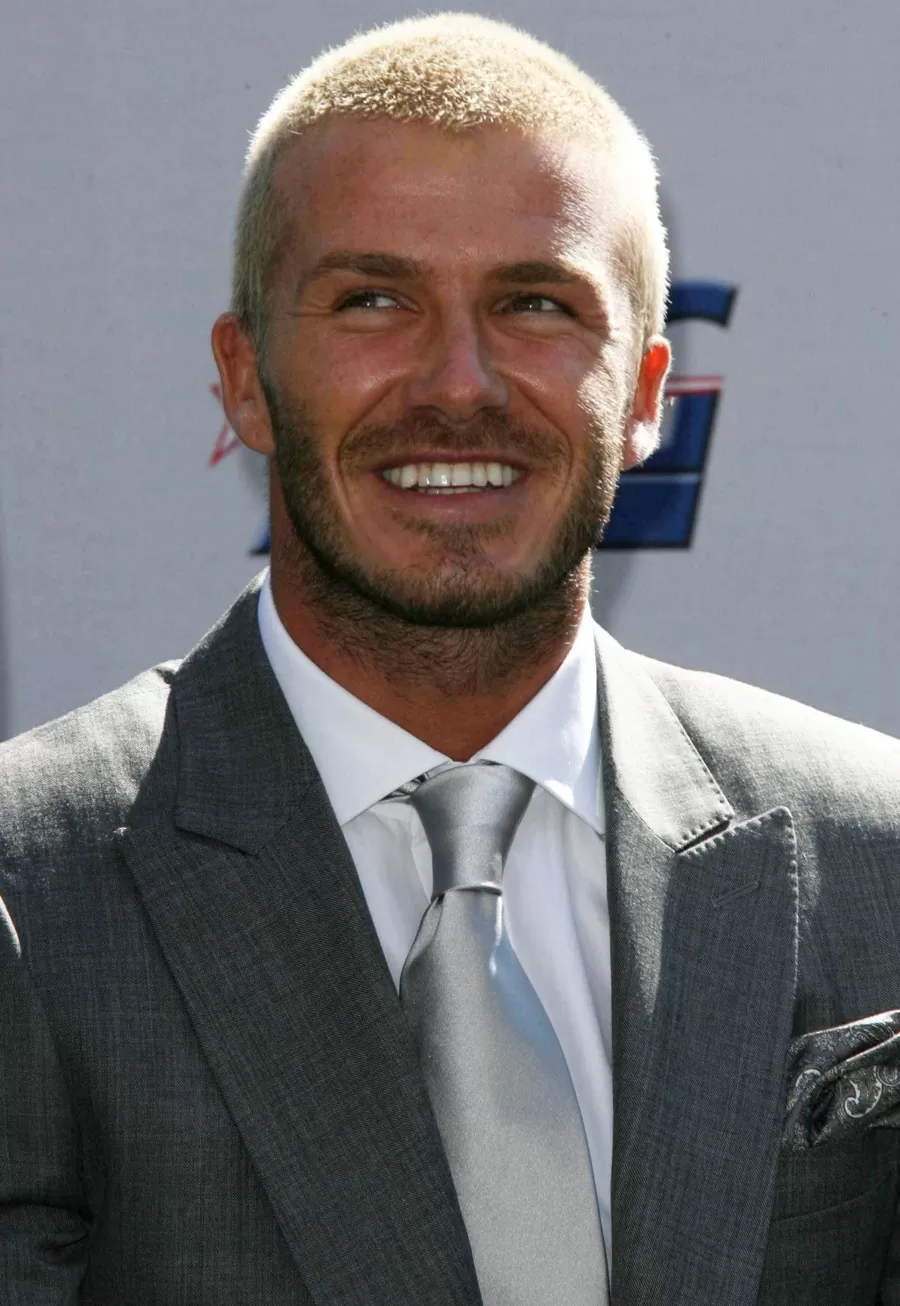 david beckham facial hair