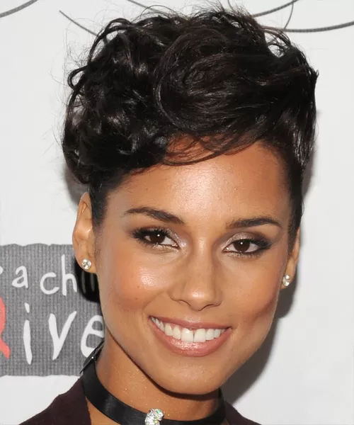 hairstyles for short curly hair