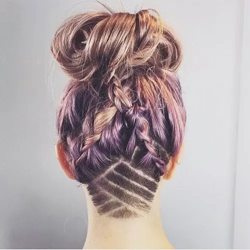 undercut hairstyle girl