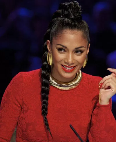 Chic high braided ponytail