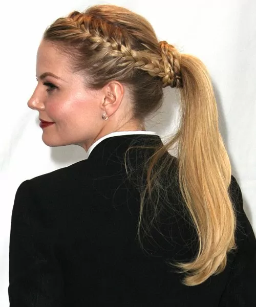 French braid ponytail