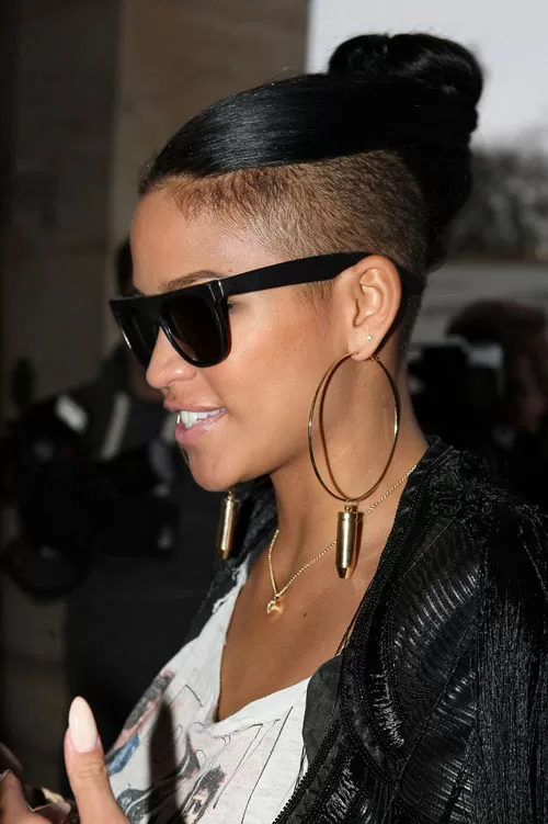 shaved side hairstyles