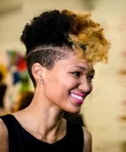 short natural curly hairstyles