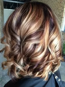 Brown Blonde Highlights