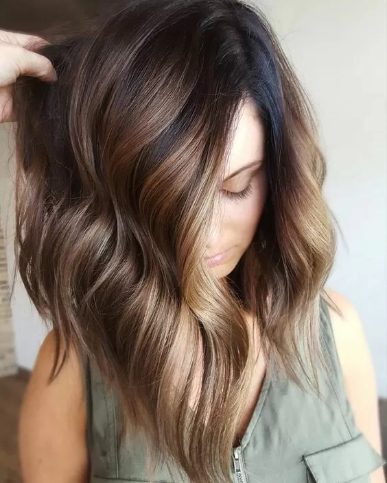 face framing balayage