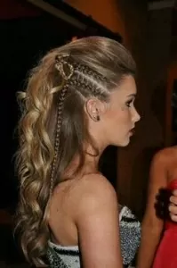 half up half down prom hairstyles