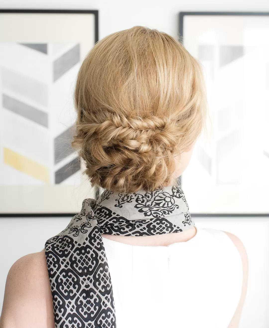 Fishtail Braid Chignon