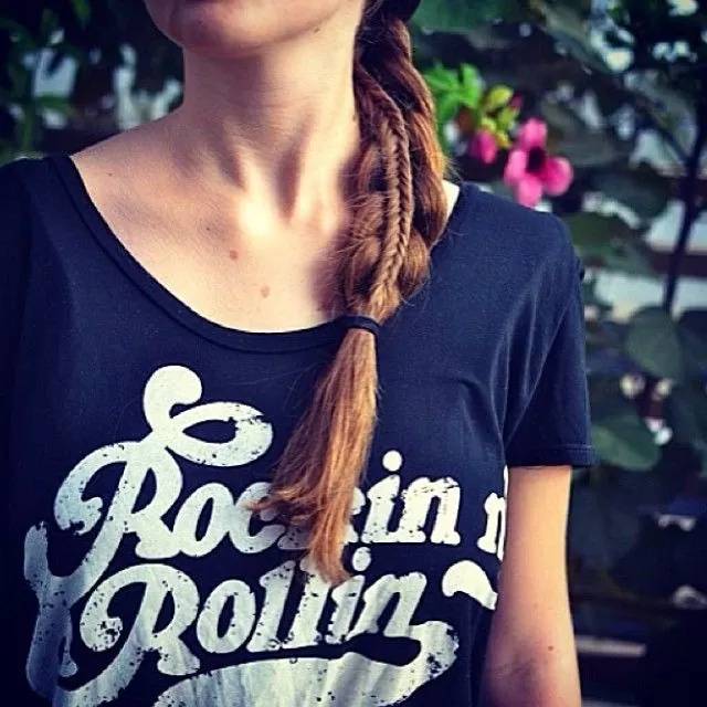 Fishtail Over Three Strand Braid