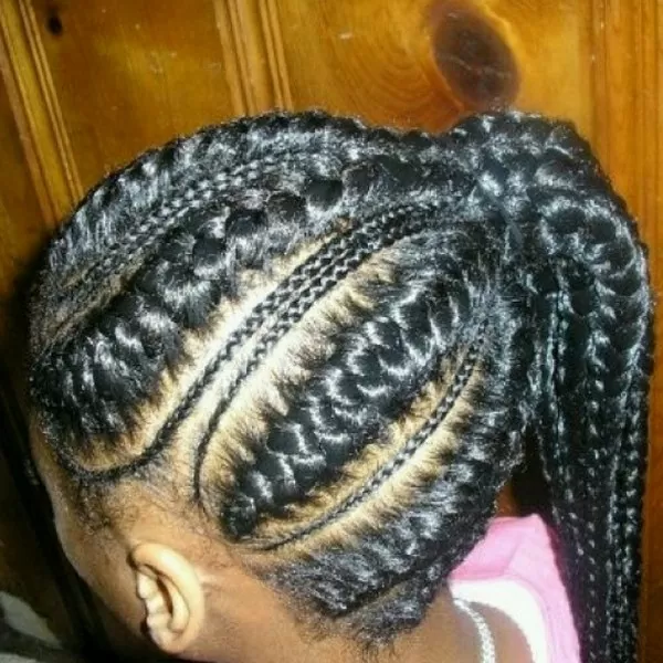 Framed Goddess Braids