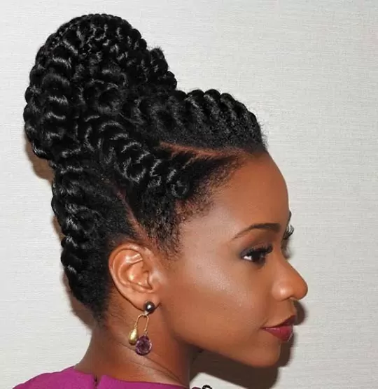 High Goddess Braids Bun