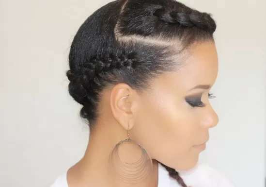 Opposite Direction Goddess Braids