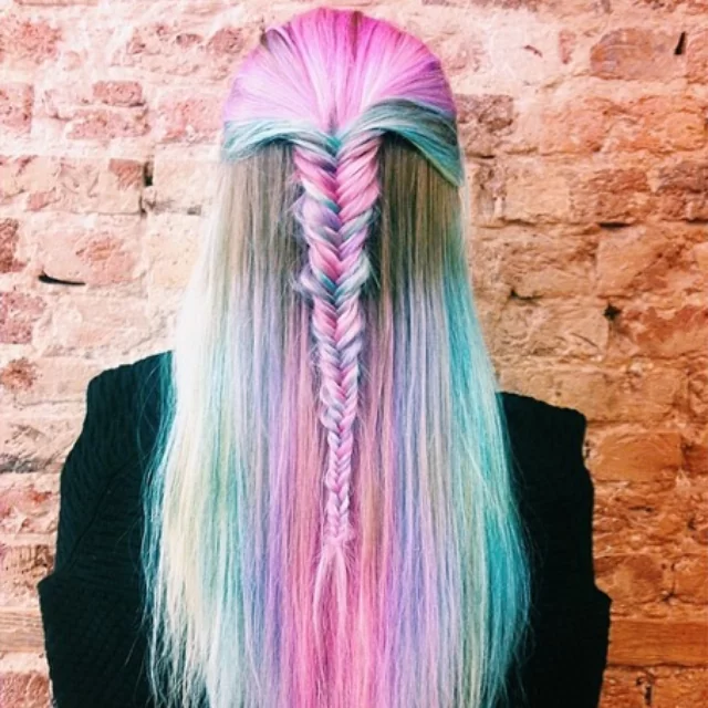 Rainbow Pastel Fishtail