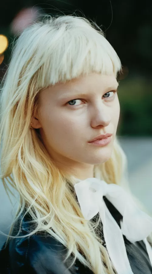 Choppy Asymmetrical Bangs