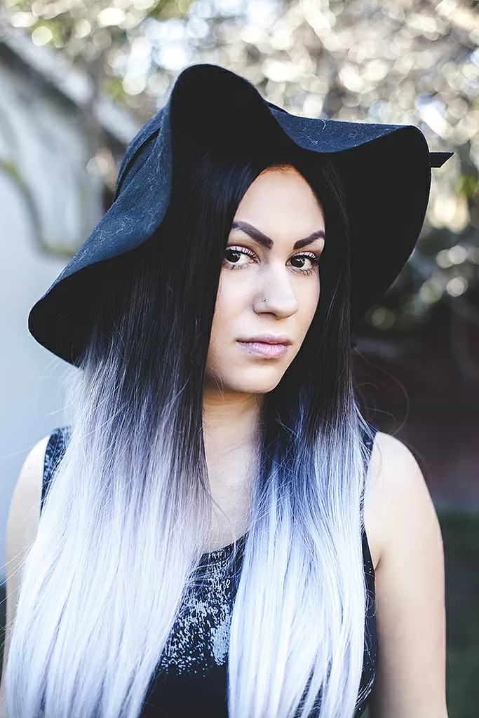 Black And White Ombre