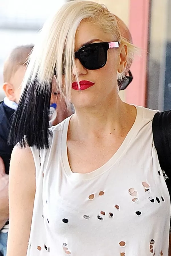 Gwen Stefani Dip Dye Bang