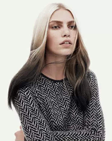 Two Tone Black On Blonde