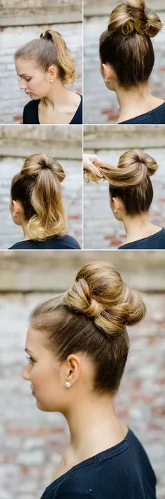 Bun With Side Bow