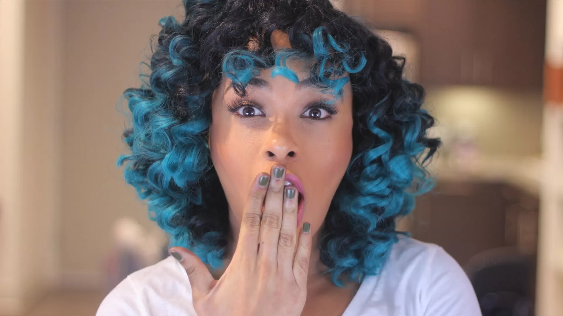 Blue Ombre Crochet Braids