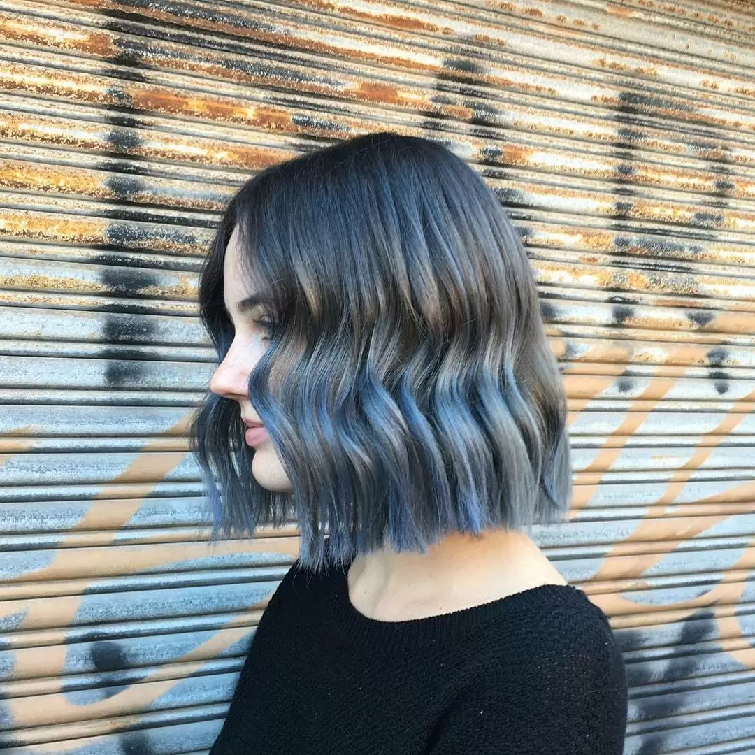Blunt Denim Bob
