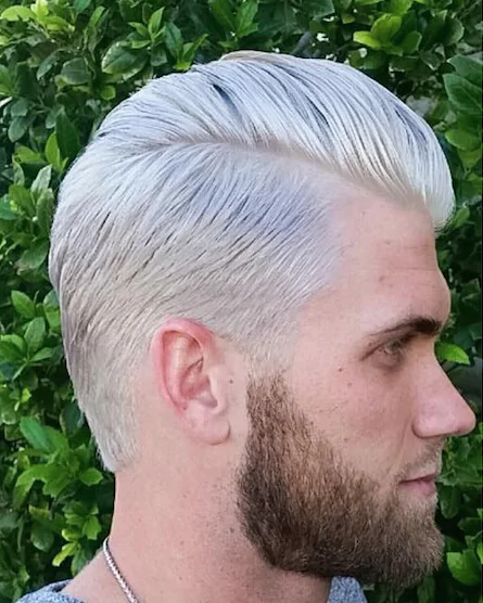 Slicked Back Platinum Look