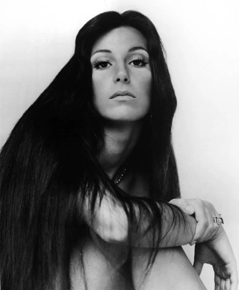 cher long straight hair