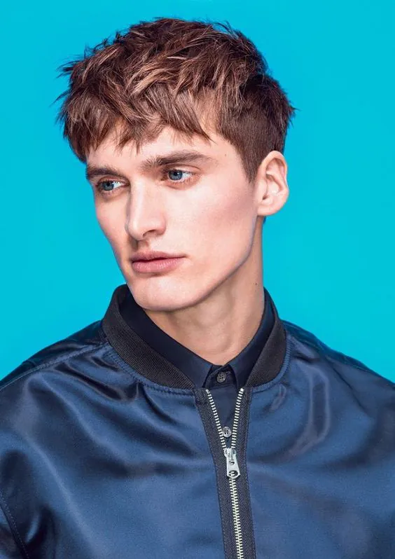 long choppy texture caesar