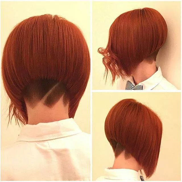 A Line Bob With Undercut