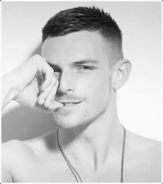 Crew Cut With Mid Fade