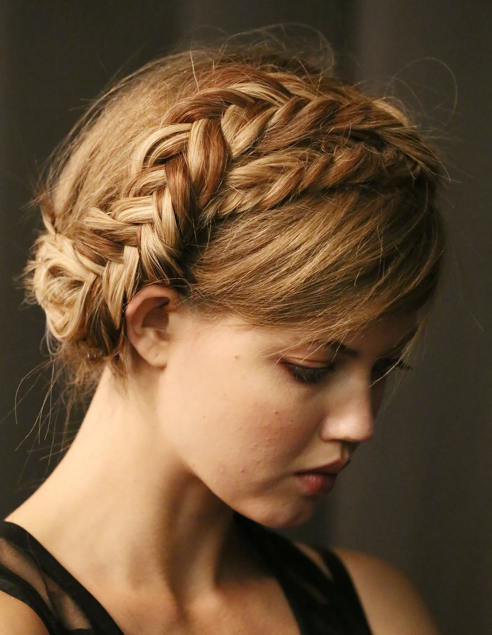 Fishtail Milkmaid braids