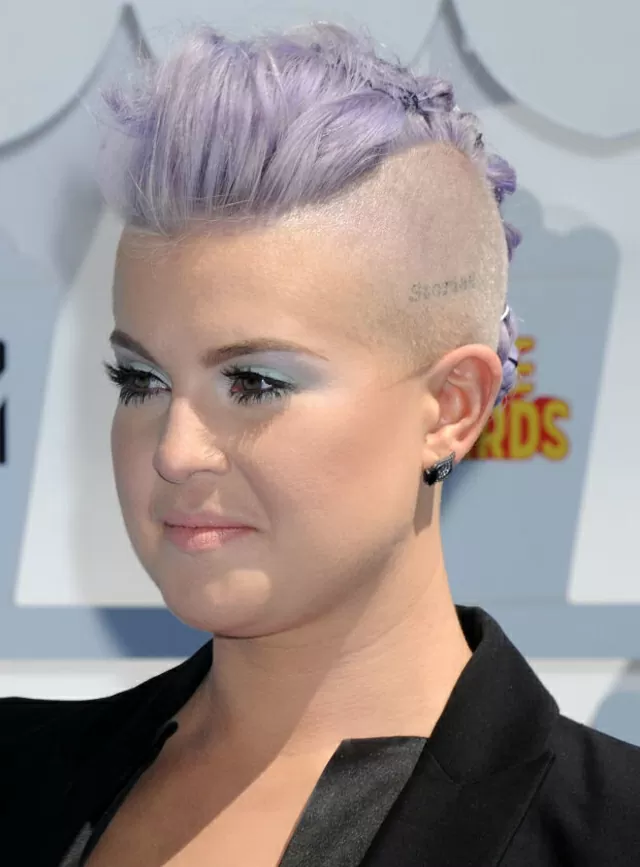 Lavender Undercut Look