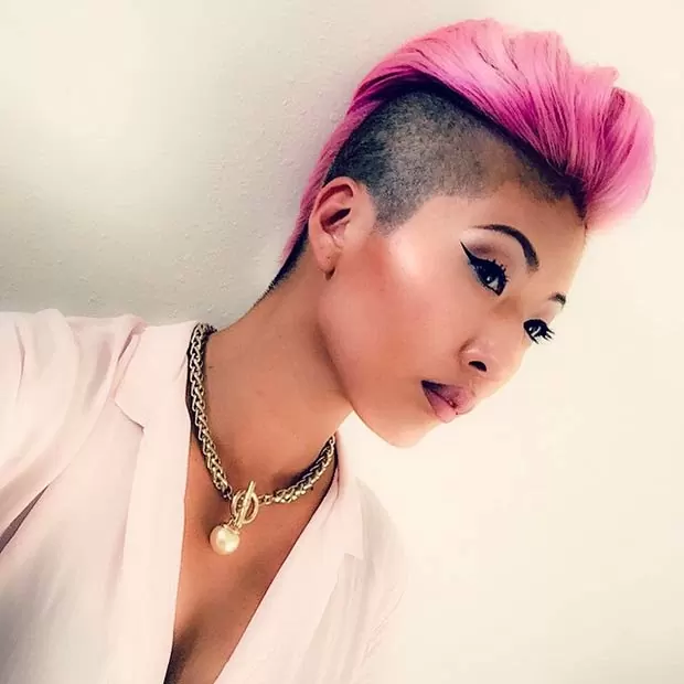 Pink Mohawk Pixie