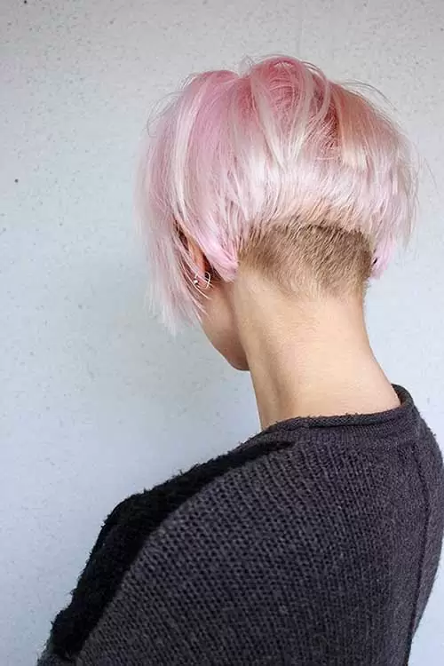 Short Bob With Shaved Nape